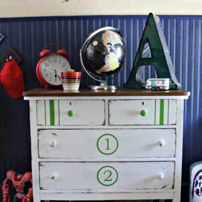 Another Painted Number Dresser