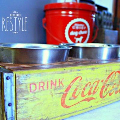 Vintage Soda Crate Repurpose