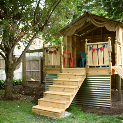 DIY Backyard Hideaway Playhouse Part 1