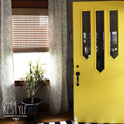 Painting My Door Yellow and Happy