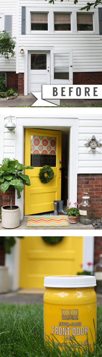 yellow door paint