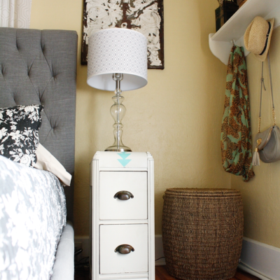 DIY Painted Bedside Tables