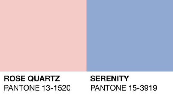Pantone Colors of the Year for 2016