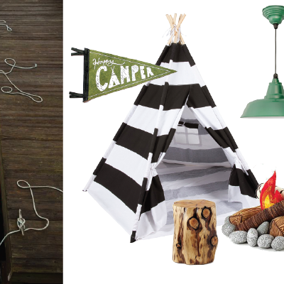 Design Ideas: Vintage Camping Bedroom for Boys
