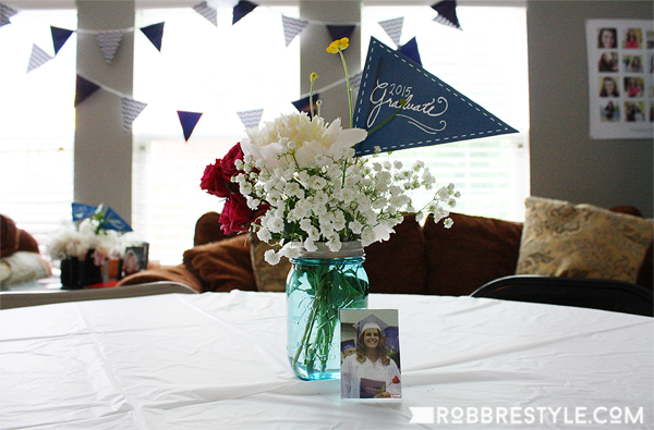 DIY graduation party decor