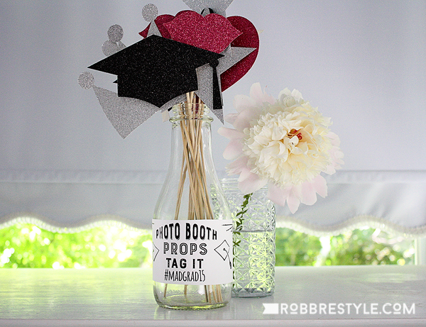 mason decor jar graduation DIY  Restyle Robb  Party Graduation Ideas