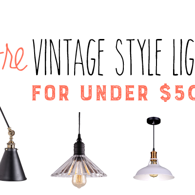 More Vintage Style Lights Under $50