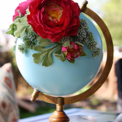 DIY Flower Garden Globe