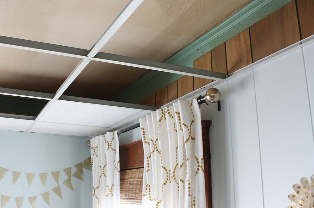 How To Easily Update An Ugly Drop Ceiling, How To Raise A Dropped Kitchen Ceiling