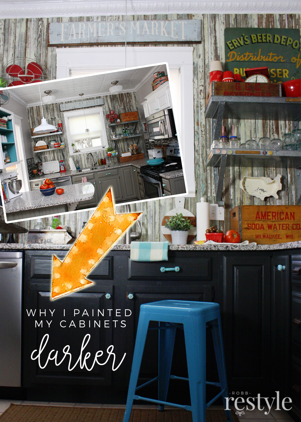 why i painted my cabinets again