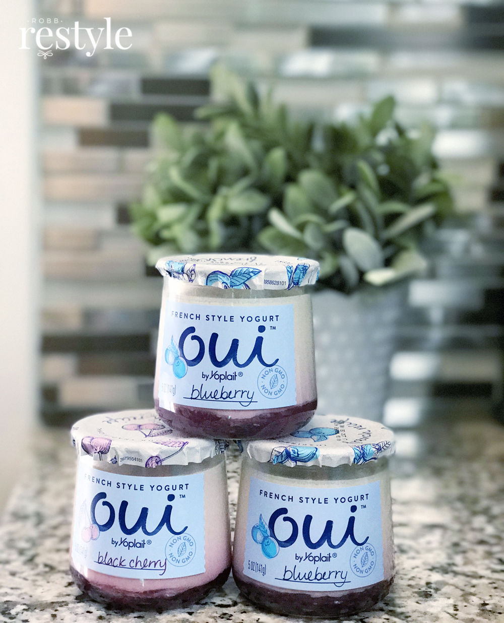Yoplait Oui Yogurt Jar Craft Project
