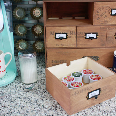IKEA Moppe Hack: Coffee Storage Idea