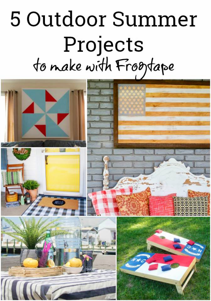 5 Outdoor Summer DIY Projects to Make with Frog Tape