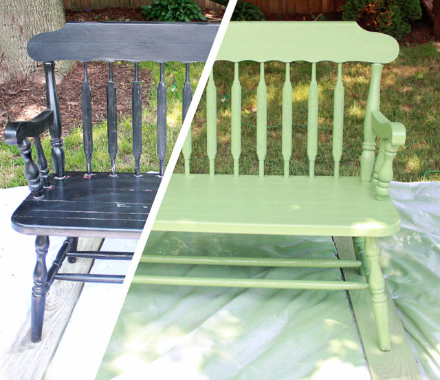 How to Paint Outdoor Furniture Fast DIY + Crafts