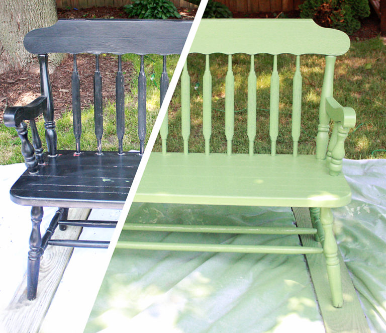 How to Paint Outdoor Furniture Fast DIY + Crafts