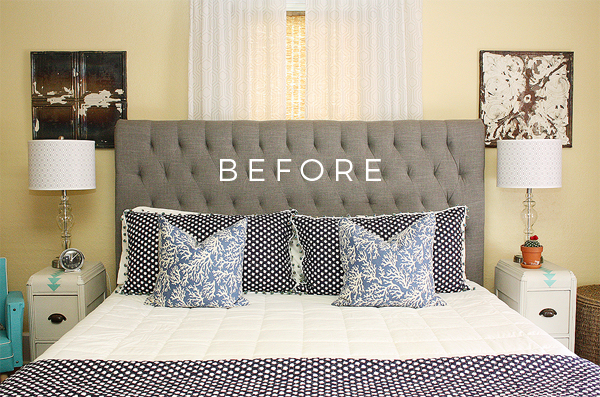 Transforming this tired bedroom into a boho chic oasis