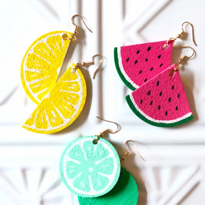How to Make Fruit Slice Earrings