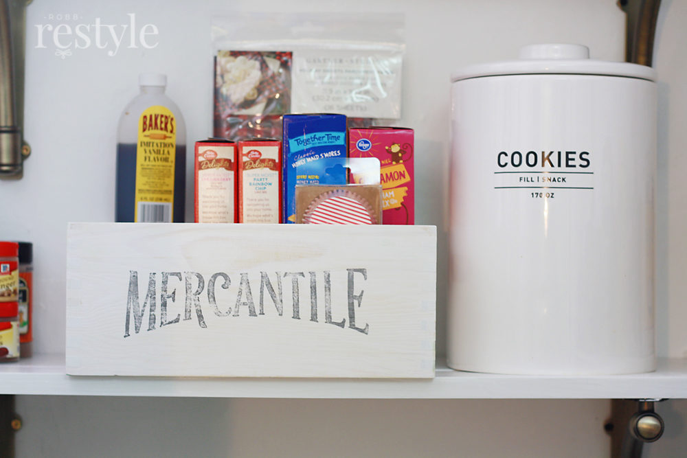 Farmhouse Style Pantry Storage